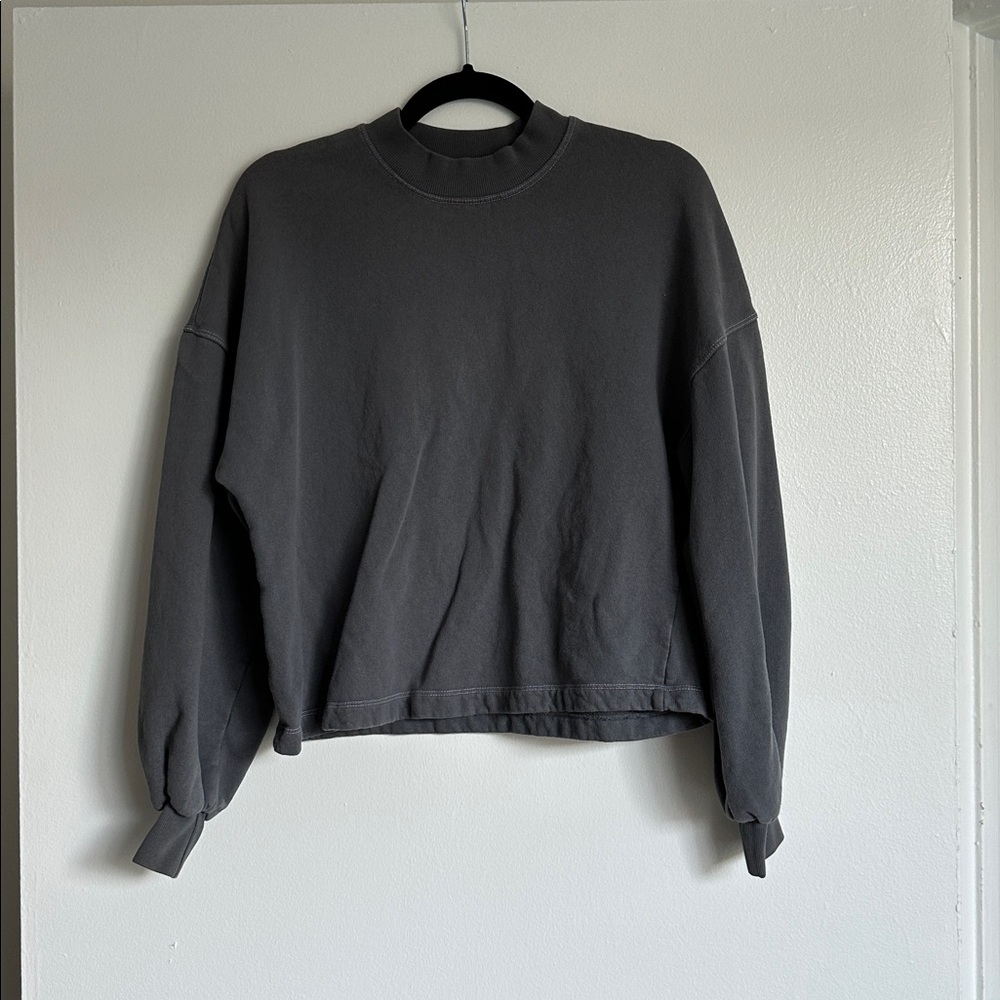 Back Beat Co. Dark Gray Women's Sweatshirt